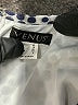 Venus 100% Polyester Polka Dots Blue White Cocktail Dress Size 8 - photo 6