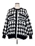 River Island Houndstooth Black Cardigan Size 22 - photo 1