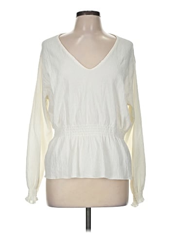 H&M L.O.G.G. Long Sleeve Blouse (view 1)