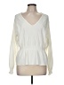 H&M L.O.G.G. Ivory Long Sleeve Blouse Size M - photo 1