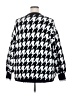 River Island Houndstooth Black Cardigan Size 22 - photo 2