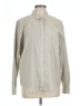 Universal Thread 100% Cotton Chevron-herringbone Gray Long Sleeve Button-Down Shirt Size XL - photo 1