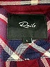 Rails 100% Rayon Plaid Burgundy Long Sleeve Button-Down Shirt Size L - photo 7