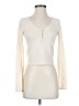 Roxy Ivory Long Sleeve Henley Size S - photo 1