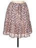 Gilli 100% Polyester Animal Print Tan Casual Skirt Size L - photo 1