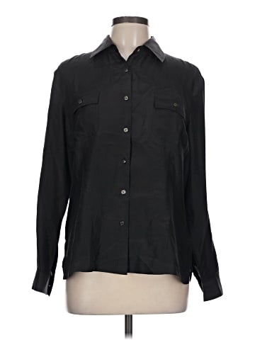 Jaclyn Smith Long Sleeve Button-Down Shirt (view 1)