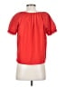 TeXTURE & THREAD Madewell Red Short Sleeve Blouse Size S - photo 2