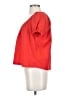 TeXTURE & THREAD Madewell Red Short Sleeve Blouse Size S - photo 5