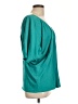 Express 100% Cotton Teal 3/4 Sleeve Blouse Size L - photo 4