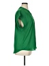 Cynthia Steffe 100% Polyester Green Short Sleeve Blouse Size XL - photo 4