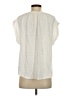 Dylan 100% Cotton Ivory Short Sleeve Blouse Size S - photo 2