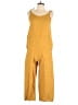 Assorted Brands Solid Yellow Jumpsuit Size L (estimated) - photo 1