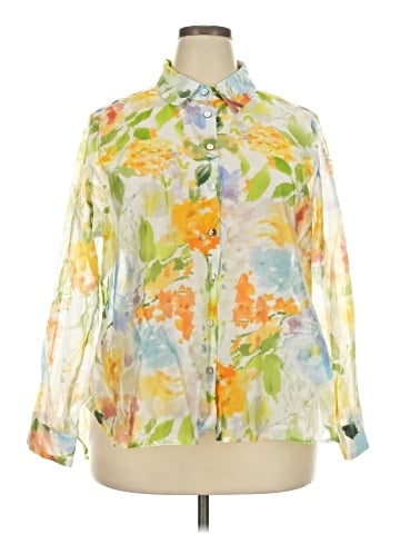 Cynthia Rowley TJX 3/4 Sleeve Blouse (view 1)