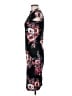 iris Floral Black Cocktail Dress Size M - photo 5