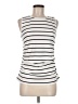 Nine Britton Ivory Sleeveless T-Shirt Size M - photo 1