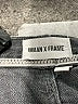 IMAAN X FRAME 100% Cotton Black Denim Shorts Size 27 waist - photo 3