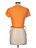 Lovers + Friends Orange Short Sleeve Top Size M - photo 2
