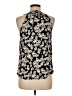 Elle 100% Rayon Black Sleeveless Blouse Size M - photo 2