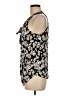 Elle 100% Rayon Black Sleeveless Blouse Size M - photo 5