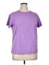 Lands' End Solid Purple Active T-Shirt Size 1X - photo 1