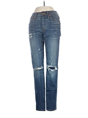Madewell 9" High-Rise Skinny Jeans: Ripped and Patched Edition (view 1)