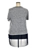 Bobeau Gray Short Sleeve Top Size 2X - photo 2