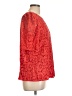 Halogen Red Short Sleeve Blouse Size L - photo 4