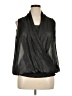 Feathers 100% Polyester Black Sleeveless Blouse Size 1X - photo 1