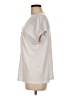 Automet White Short Sleeve Blouse Size M - photo 5