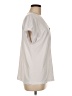 Automet White Short Sleeve Blouse Size M - photo 4