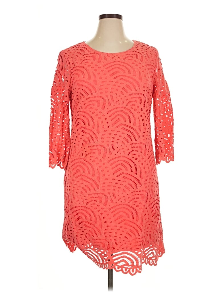 Pre-owned Tacera Cocktail Dress In Orange