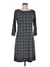 Max Studio Print Blue Casual Dress Size M - photo 1