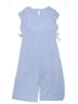 THREE PINK HEARTS Checkered-gingham Blue Romper Size XL (kids) - photo 2