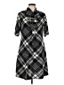 R&K Plaid Black Casual Dress Size 8 - photo 1