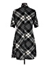 R&K Plaid Black Casual Dress Size 8 - photo 2