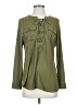 Nygard Green Long Sleeve Blouse Size S - photo 1