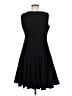 Calvin Klein Solid Black Cocktail Dress Size 8 (petite) - photo 2