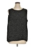 Chico's 100% Polyester Black Sleeveless Blouse Size XL - photo 1