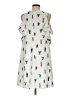 Do & Be 100% Polyester Graphic White Casual Dress Size 8 - photo 2