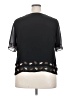 Studio 1 100% Polyester Black Short Sleeve Blouse Size 20W - photo 2