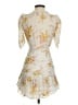 LoveShackFancy 100% Silk Floral Ivory Cocktail Dress Size 4 - photo 2