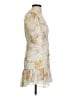 LoveShackFancy 100% Silk Floral Ivory Cocktail Dress Size 4 - photo 4