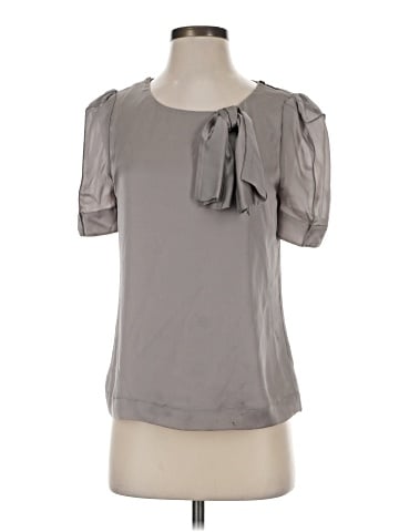 Isabel Short Sleeve Silk Top (view 1)