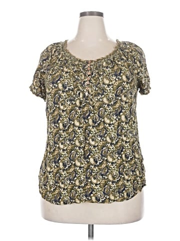 Faded Glory Short Sleeve Blouse (view 1)