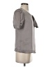 Isabel 100% Silk Gray Short Sleeve Silk Top Size S - photo 4