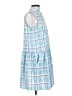 Tuckernuck Plaid Blue Casual Dress Size S - photo 4