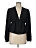 Shein 100% Polyester Black Long Sleeve Blouse Size L - photo 1