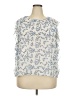 1.State 100% Polyester Blue Sleeveless Blouse Size XXL - photo 1