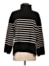 H&M Stripes Black Turtleneck Sweater Size L - photo 1
