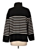 H&M Stripes Black Turtleneck Sweater Size L - photo 2